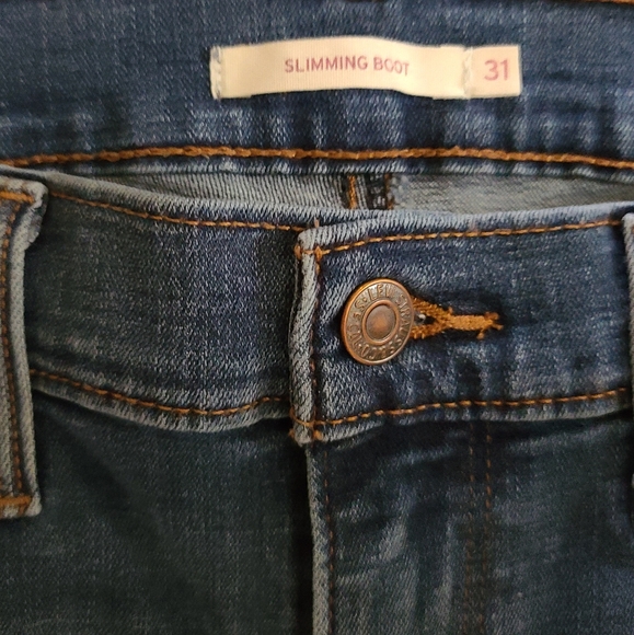 Levis slimming boot 5 pockets jeans - Picture 3 of 5